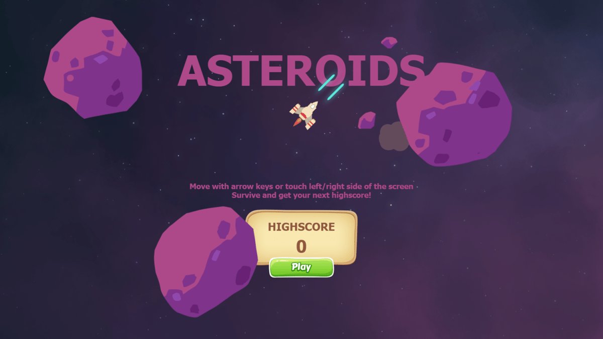 Asteroids game